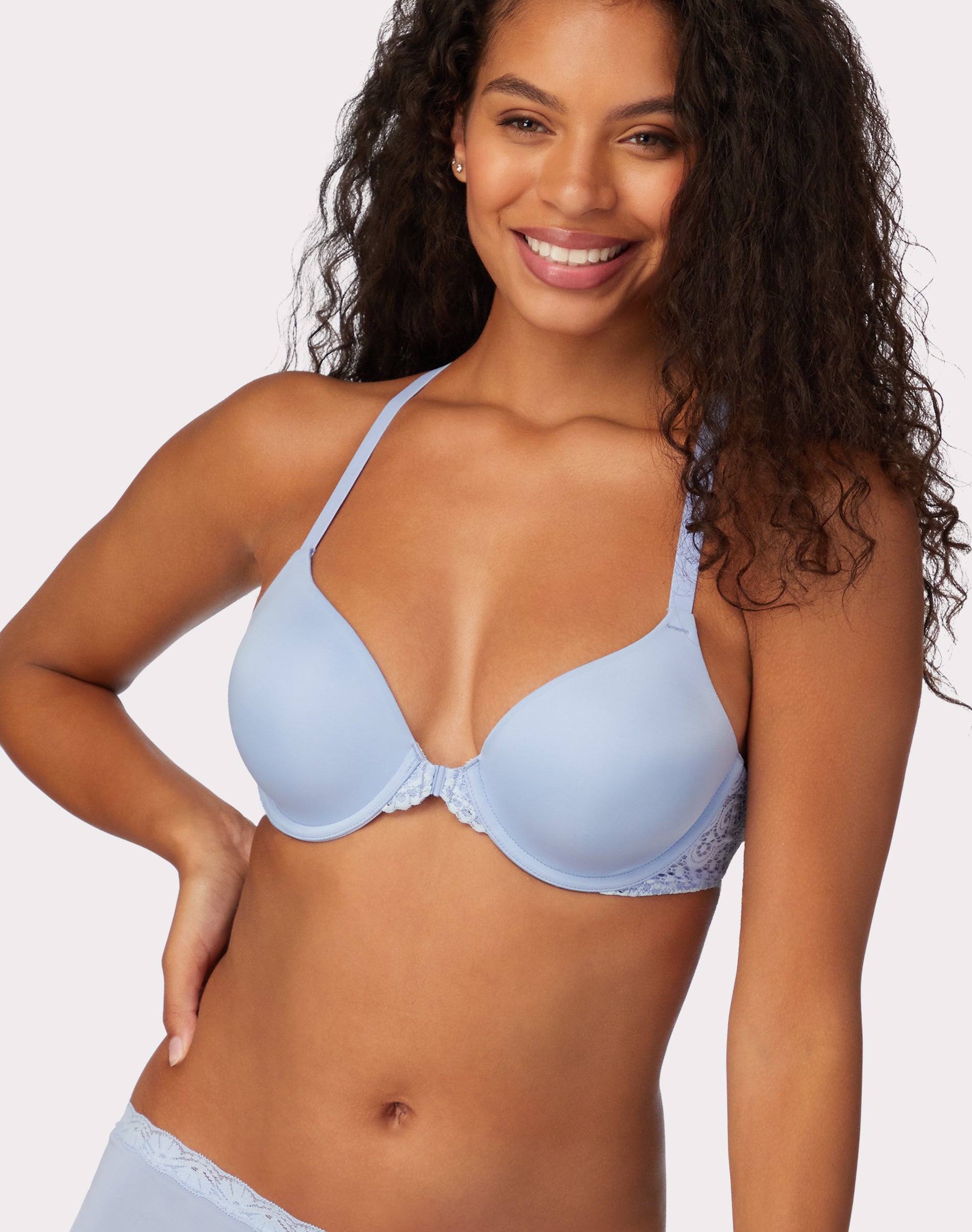 Maidenform T-Shirt One Fab Fit Reggiseno Con Ferretto Leggermente Foderato E Schiena Incrociata Per Donna Bianco~p117943313