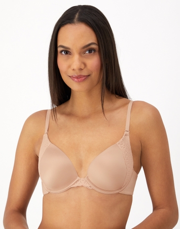 Natural Boost Demi T-Shirt Underwire Push-Up Bra, Lace Trim