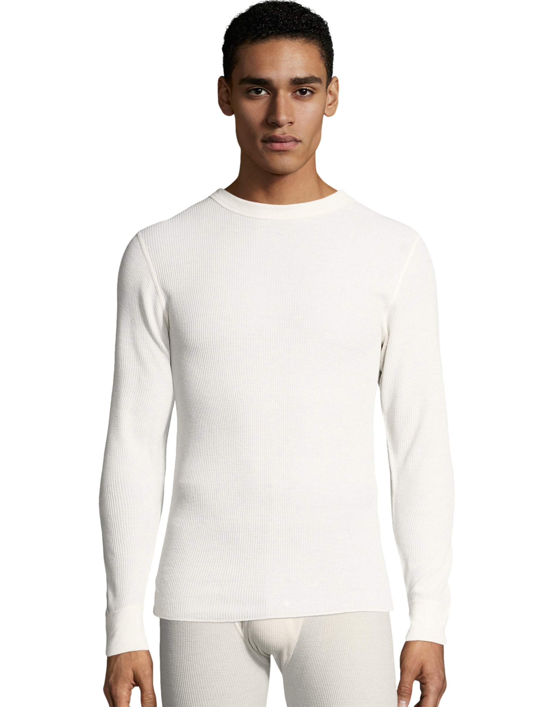Hanes Men's Waffle Knit Thermal Crewneck