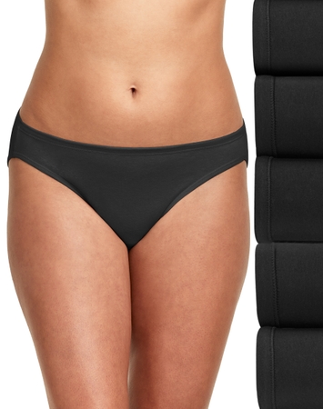 Hanes Ultimate ComfortSoft Women's Bikini Underwear, 5-Pack
