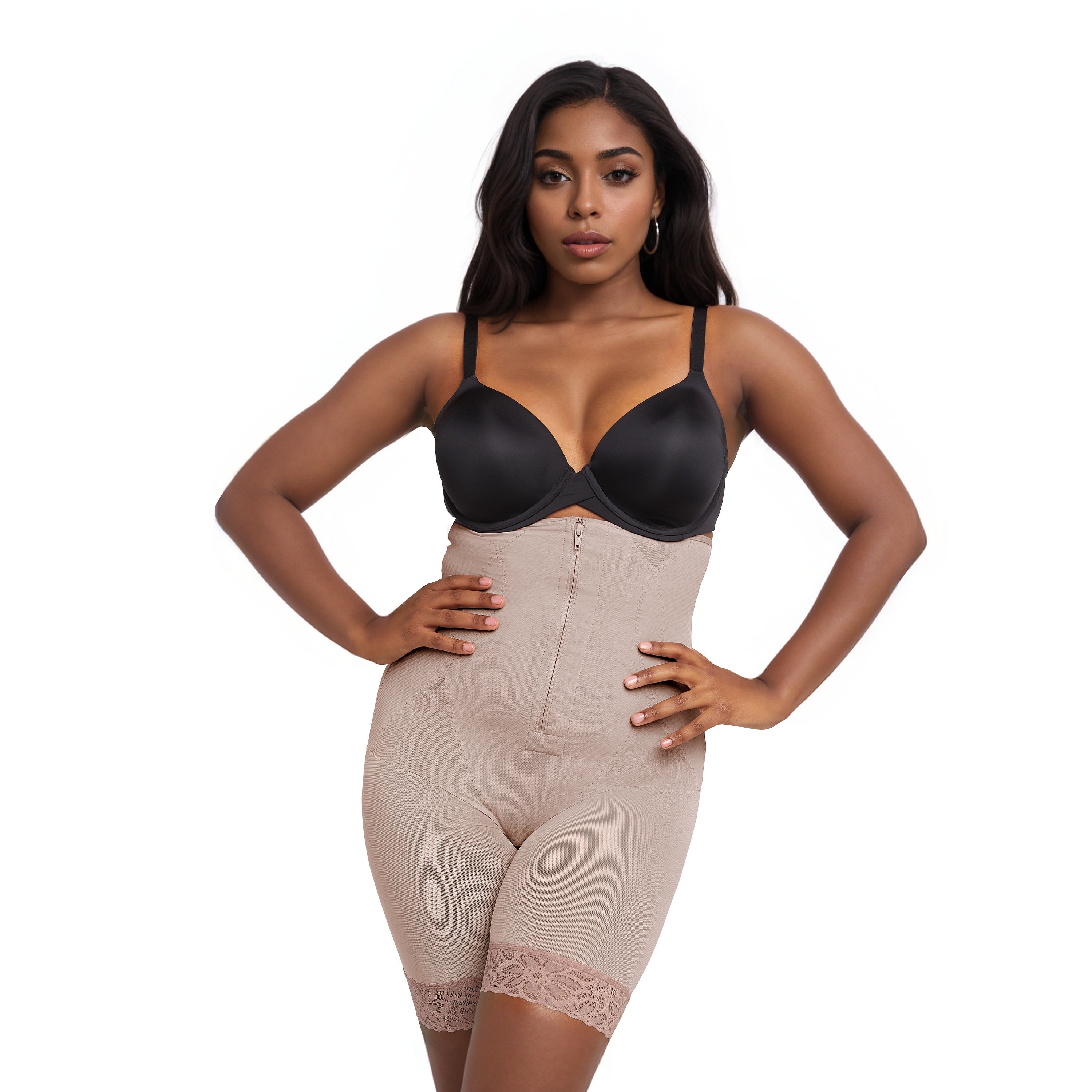 Maidenform Voluptuosa Shapewear, Ultra-Firm Tummy Control Fajas Body Shaper Shorts for an Hourglass Figure Evening Blush M Womens Maidenform Voluptuosa Shapewear, Ultra-Firm Tummy Control Fajas Body Shaper Shorts for an Hourglass Figure Evening Blush M Womens
