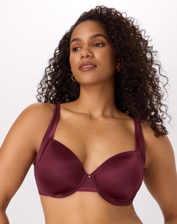 Bali Flawless Fit Women's Underwire Bra, Full-Coverage T-Shirt Bra