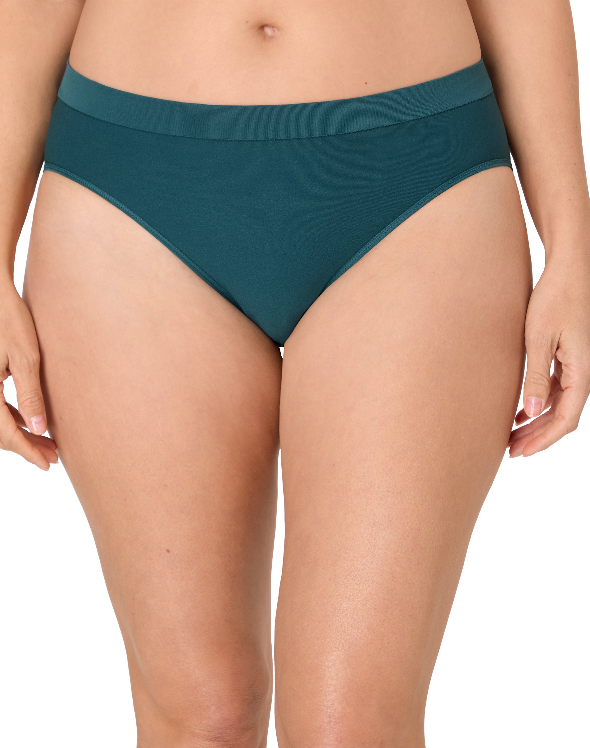 Bali One Smooth U All-Around Smoothing Underwear Brief Sophisticated Teal 8 Women's