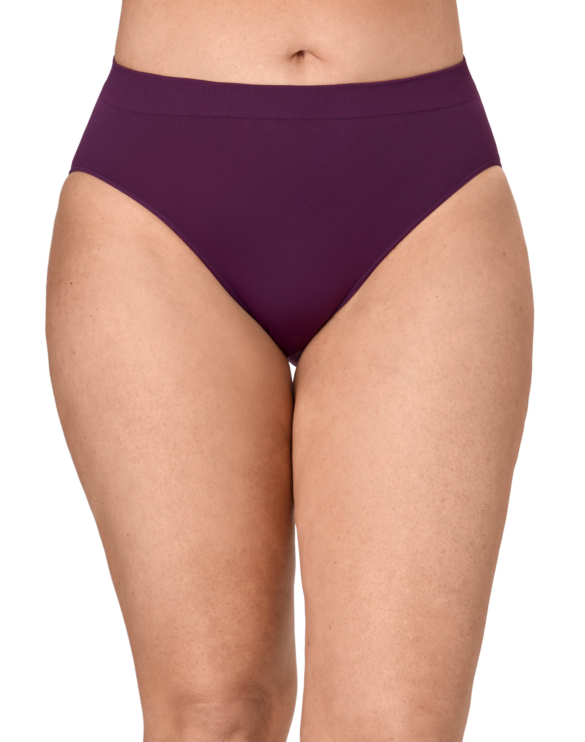 Bali Comfort Revolution Hi Cut Brief Blackberry Jam 10/11 Women's