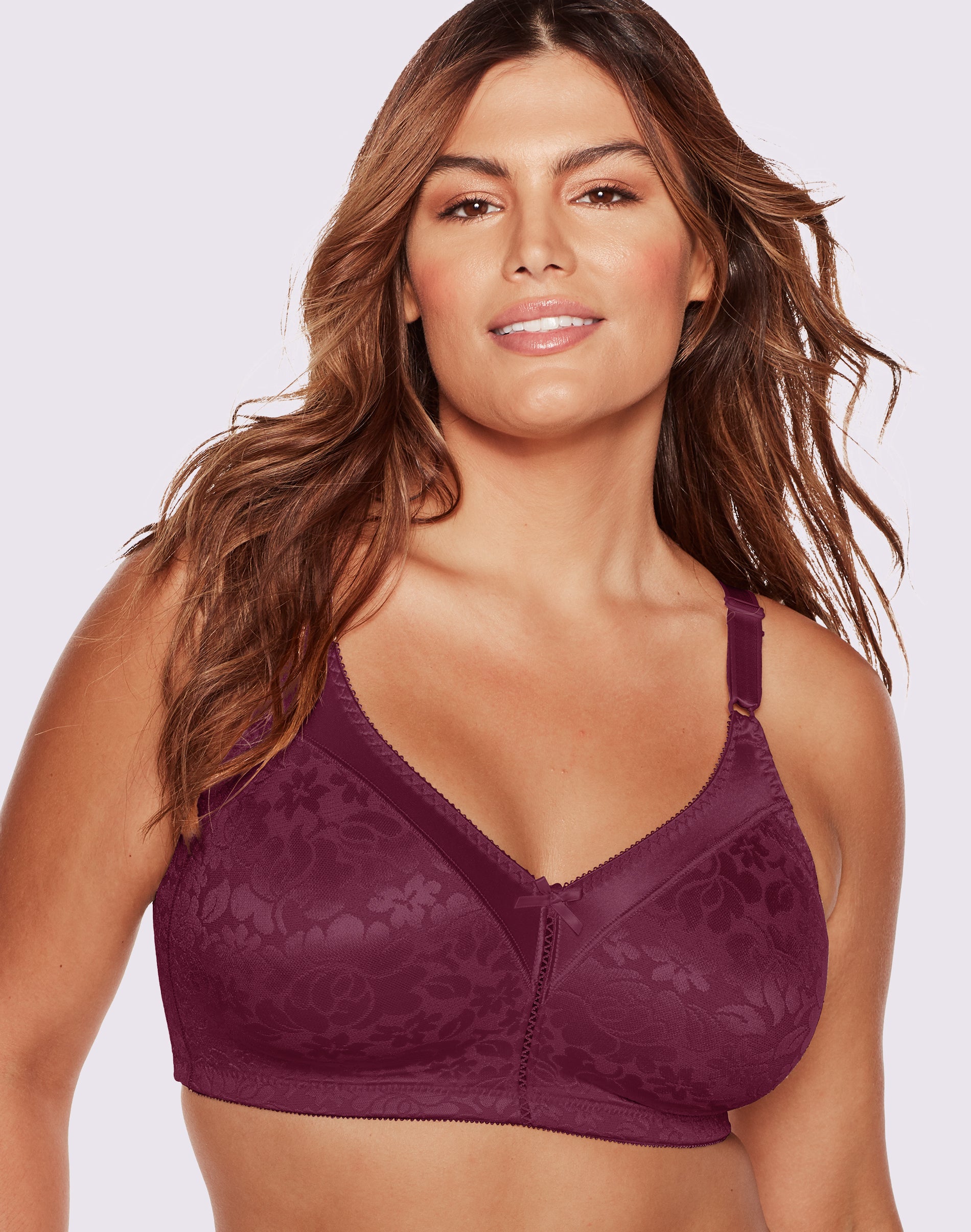 Bali Double Support Lace Wireless Bra
