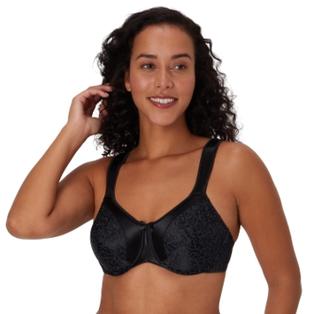 Bali Satin Tracings Underwire Minimizer Bra