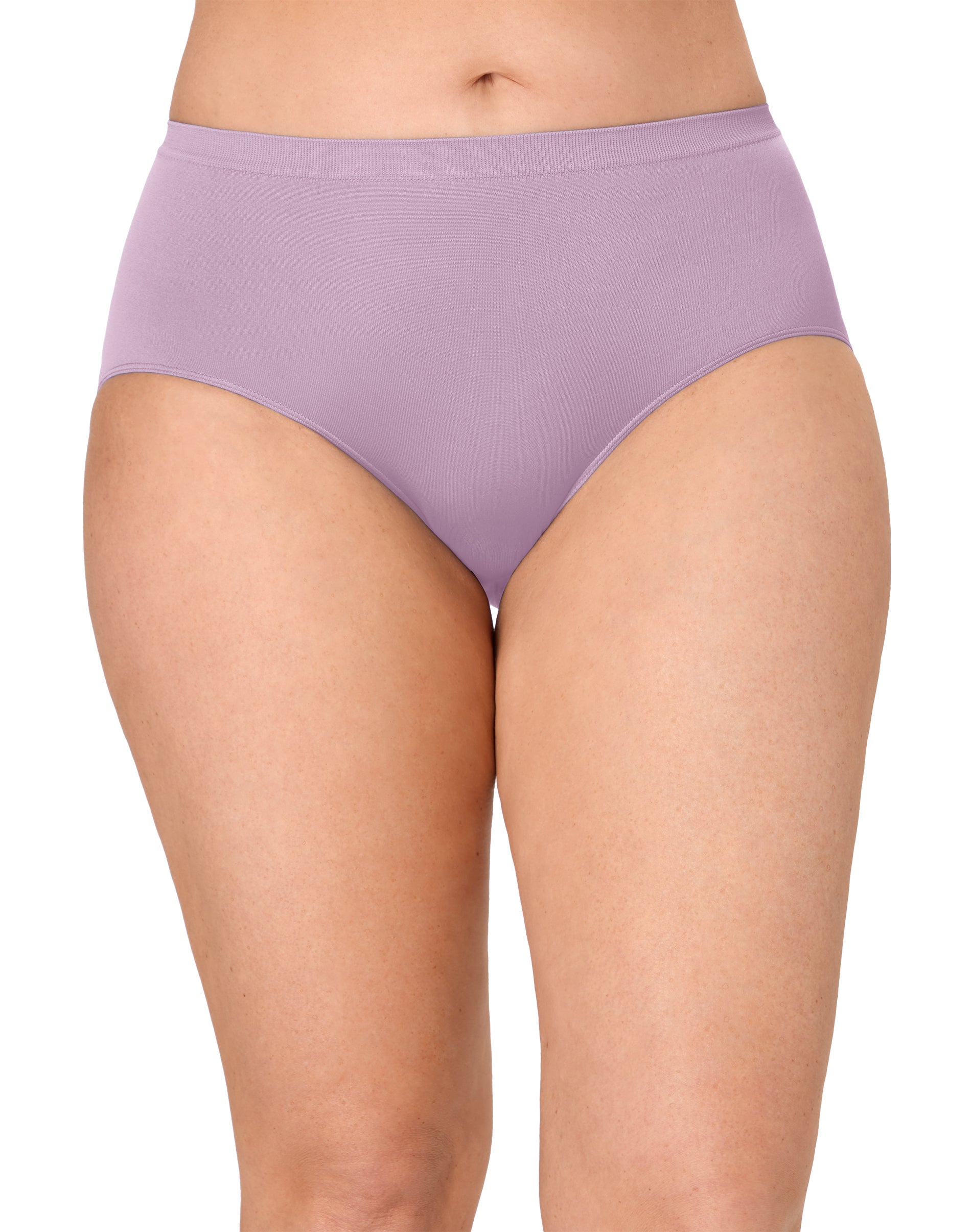 Bali Comfort Revolution Seamless Brief Sugarplum Purple 7 Women's
