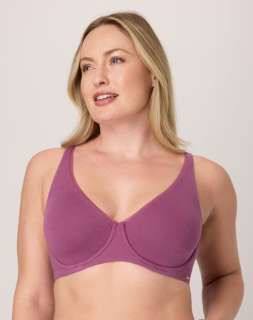Bali Cotton Collection Underwire Bra, Moisture-Wicking, Convertible