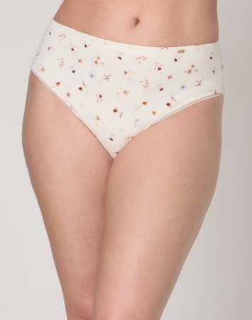 Bali Lux Cotton Essentials Hi-Cut Underwear, Cool Comfort® Cotton Blend