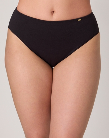 Bali Lux Cotton Essentials Hi-Cut Underwear, Cool Comfort® Cotton Blend