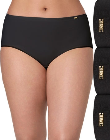 Bali Lux Cotton Essentials Hipster Underwear, 3-Pack