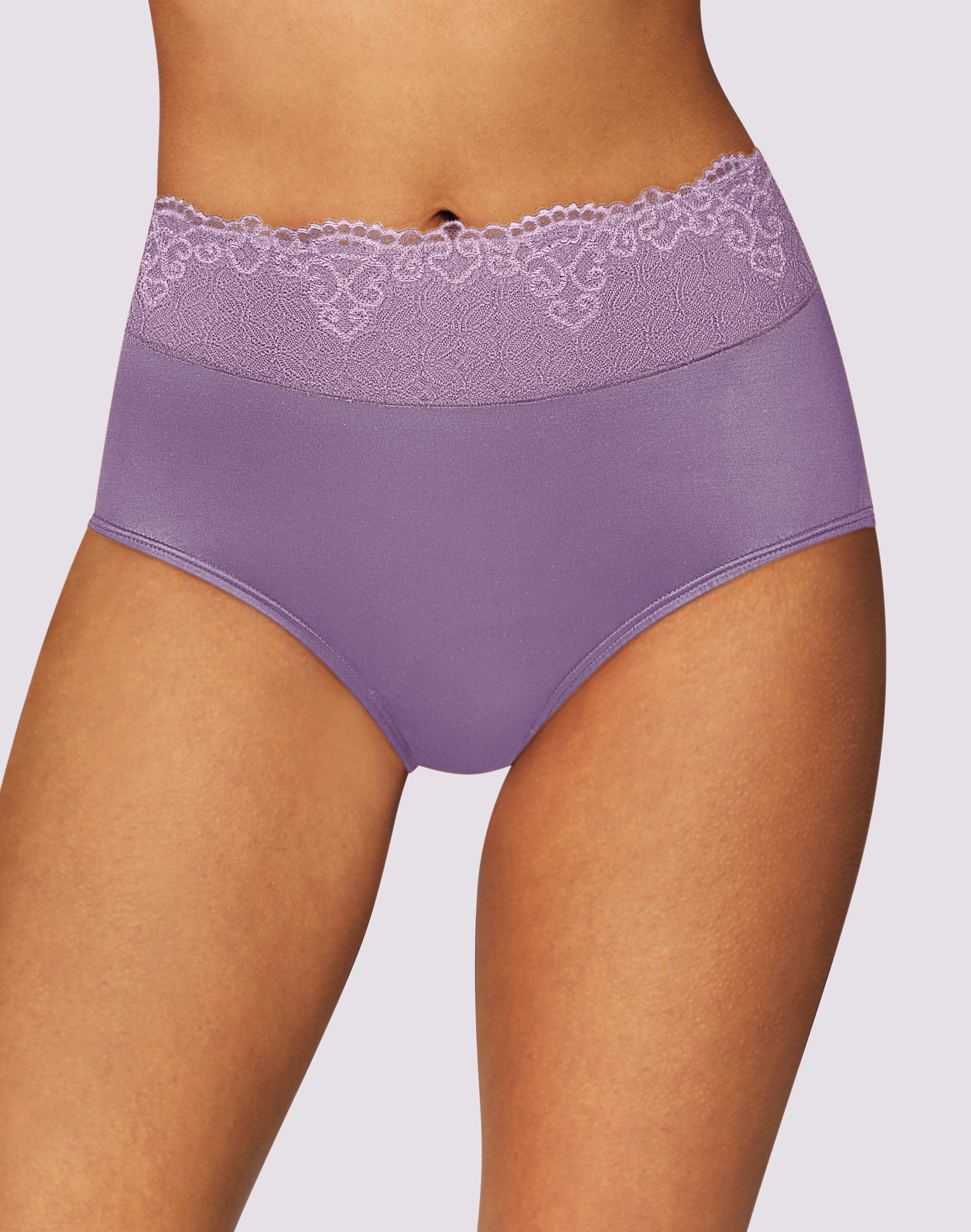 Bali Women's Passion For Comfort - Mutandine Hipster In Microfibra, Stampa Foglie Rosa, Taglia 9