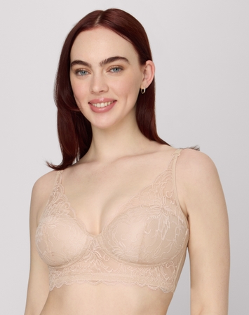 Lightly Lined Convertible Lace Bralette