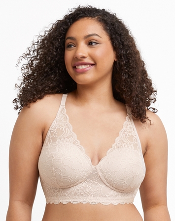 Lightly Lined Convertible Lace Bralette