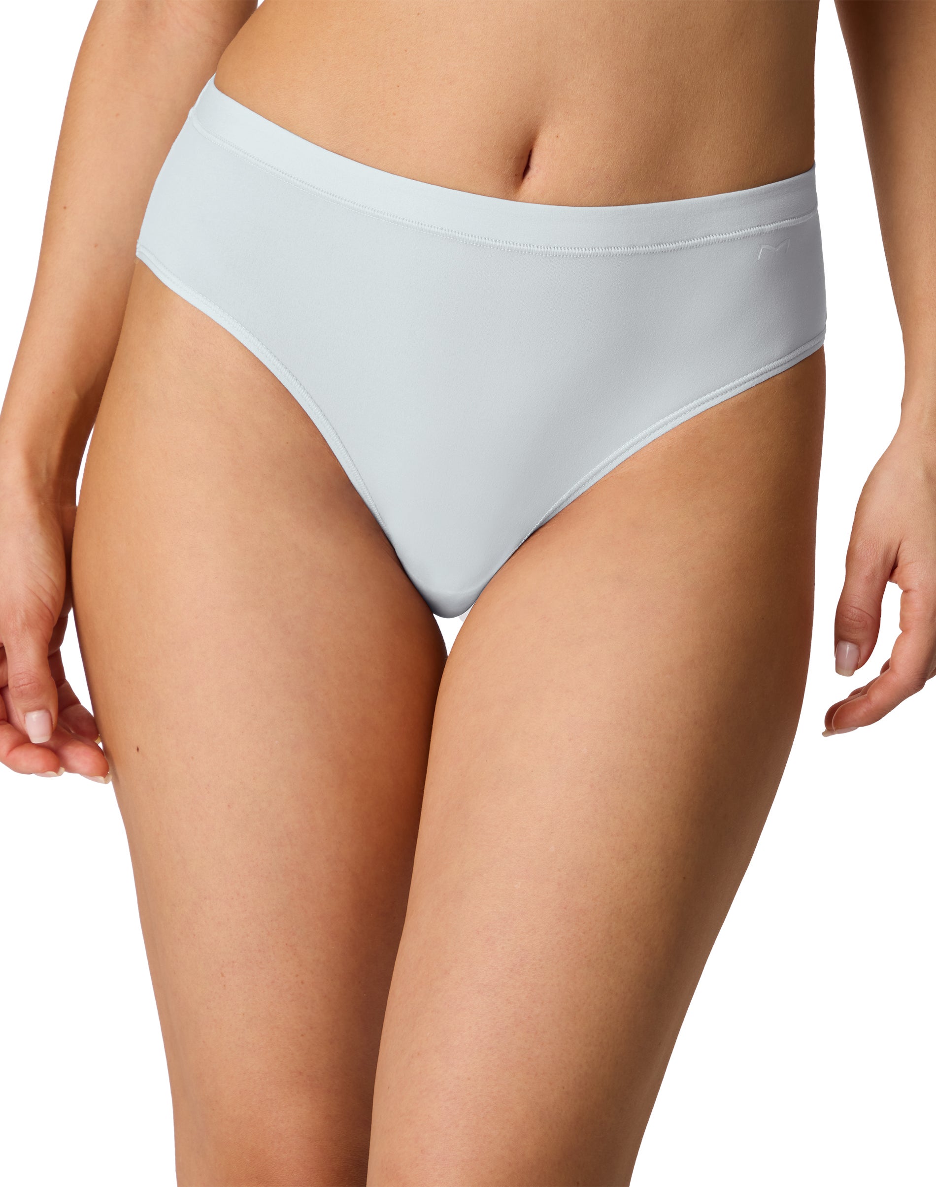 Maidenform Women's Underwear Brief, High-Rise Panties, Buttery Soft, No Visible Panty Lines Salty Pepper Grey 2XL