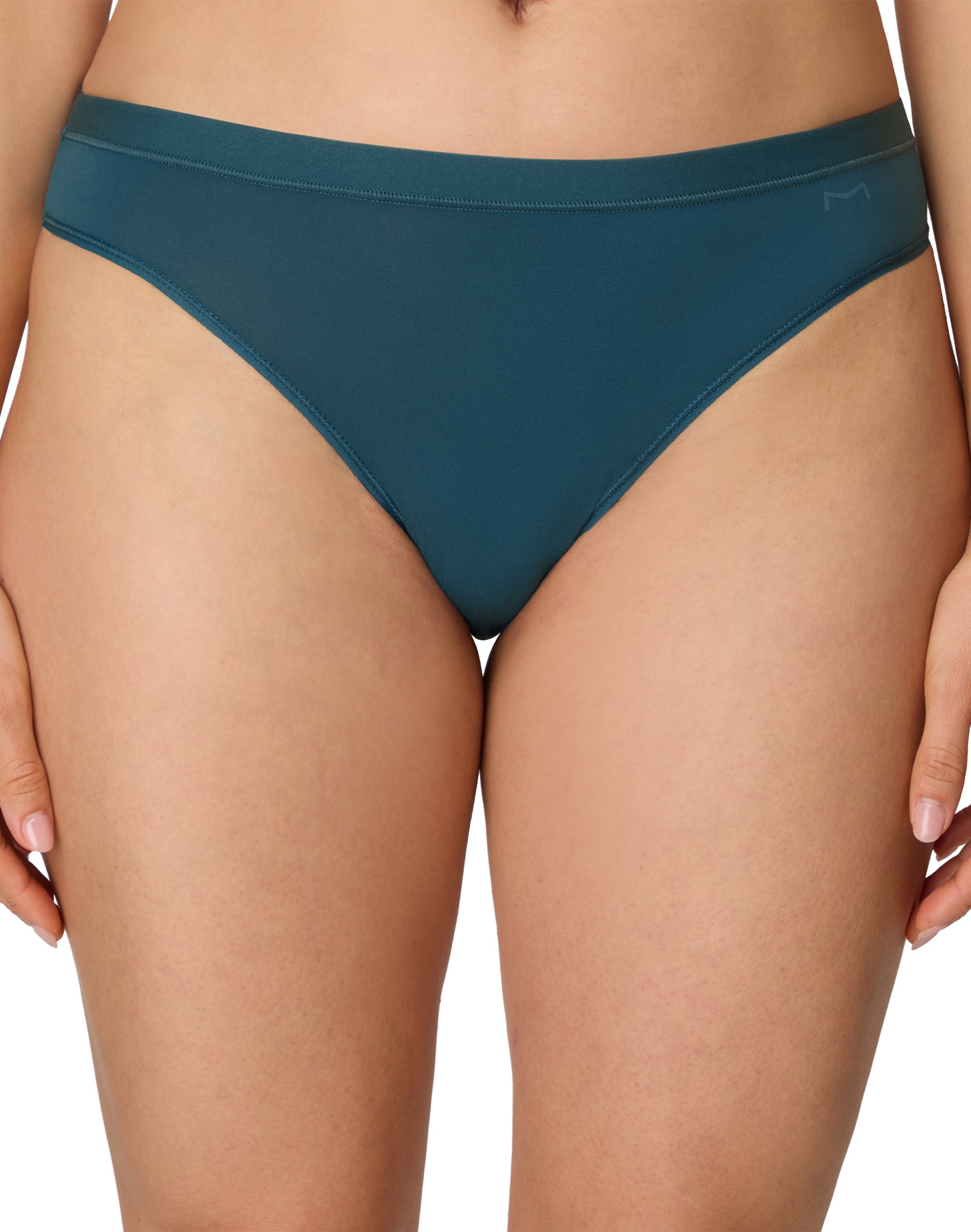 Women's Maidenform Underwear Thong, Mid-Rise Panties for Women DMEDTH Teal Regatta XL