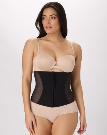 Maidenform Women's Shapewear Waist Trainer, Extra Firm Smoothing Targeted Tummy Sculpting