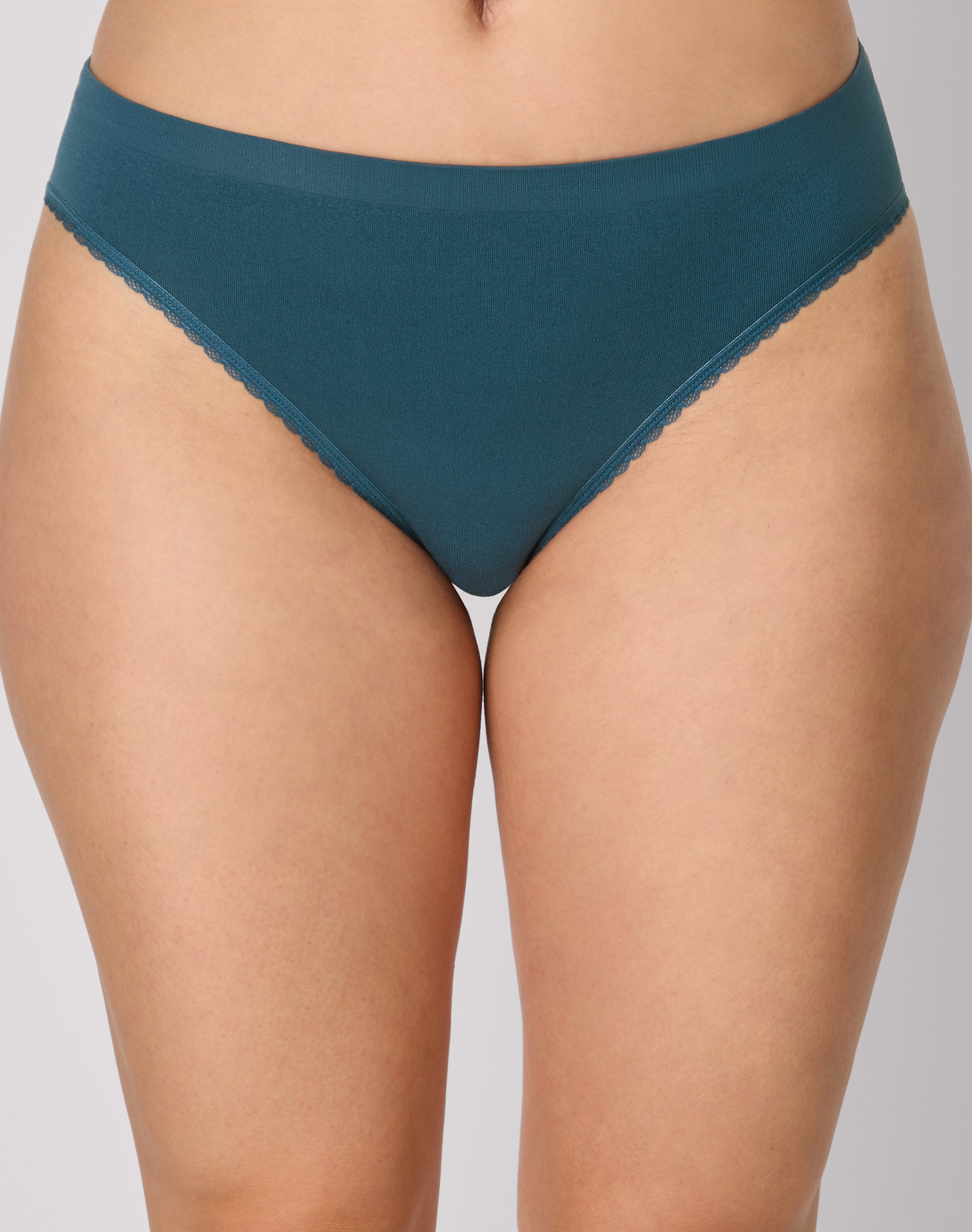 Maidenform Seamless Bikini Teal Regatta S Women's
