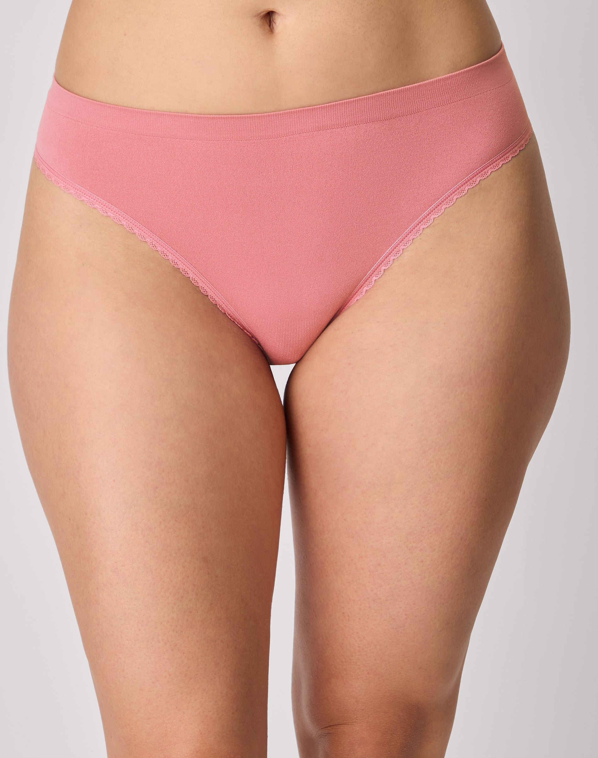 Maidenform Seamless Bikini Terracotta Pink S Women's
