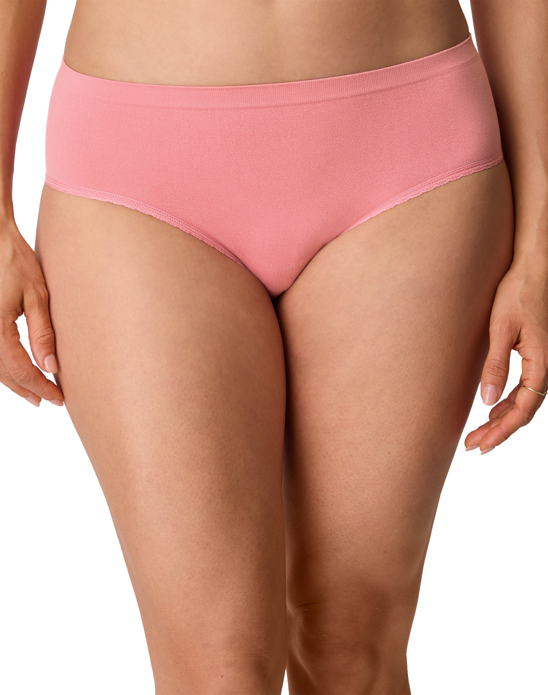 Maidenform Seamless Hipster Terracotta Pink XL Women's