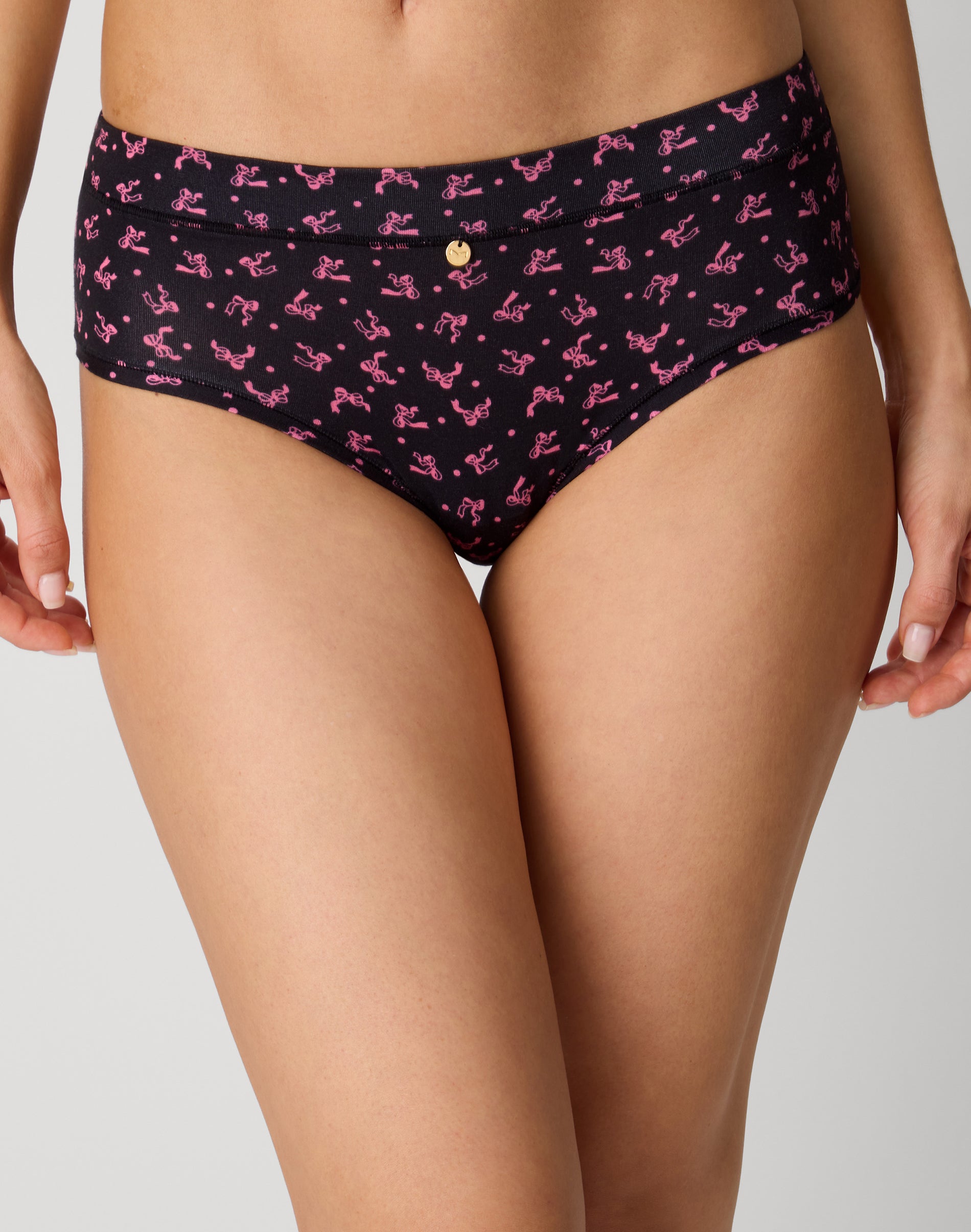 Maidenform Low-Rise Cheeky Hipster Fancy Bow Print 2XL Women's