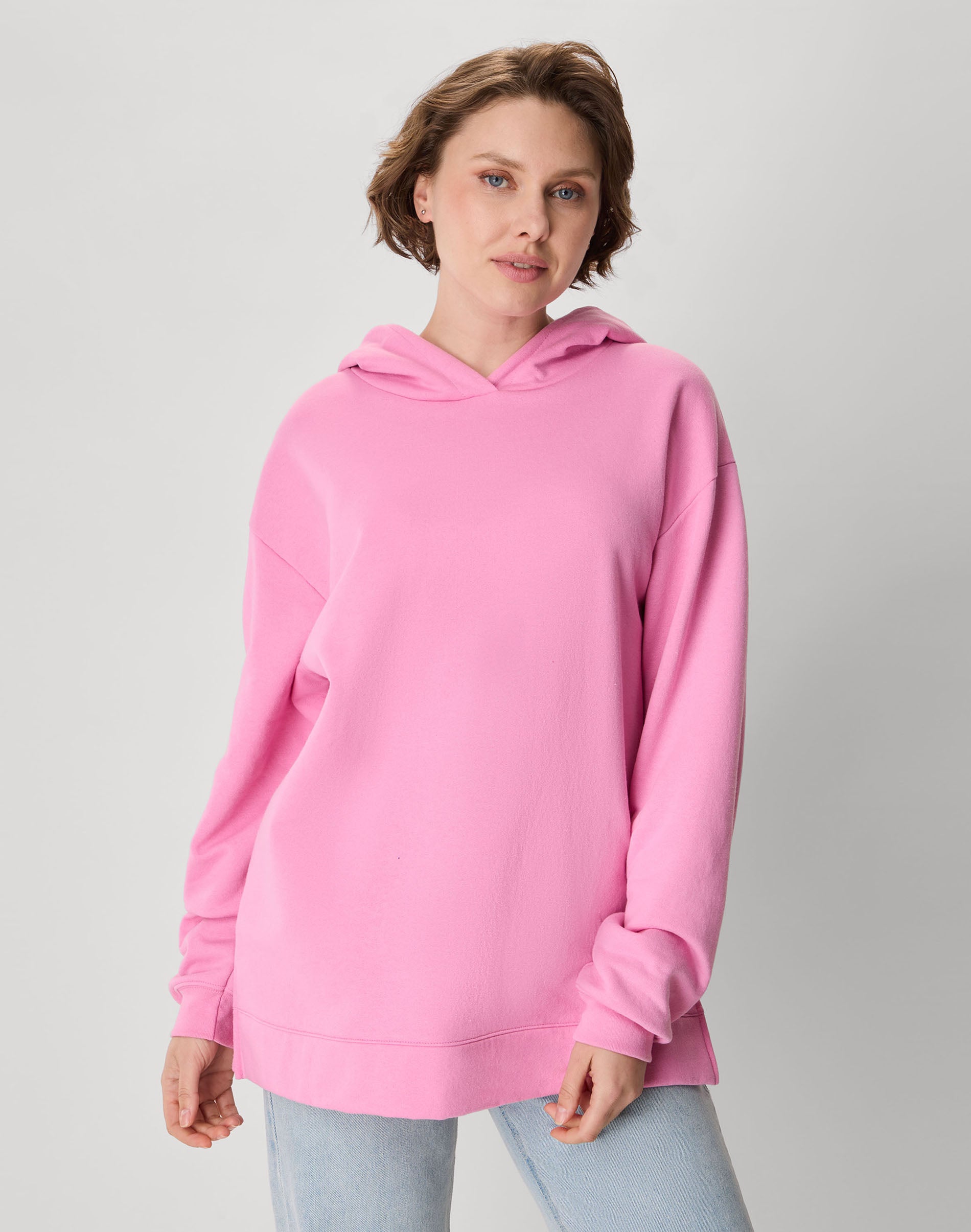 Hanes EcoSmart Women's Fleece Hoodie Spirited Pink 2XL
