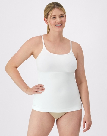 Tummy Control Shapewear Cami Tank Top, Long Length