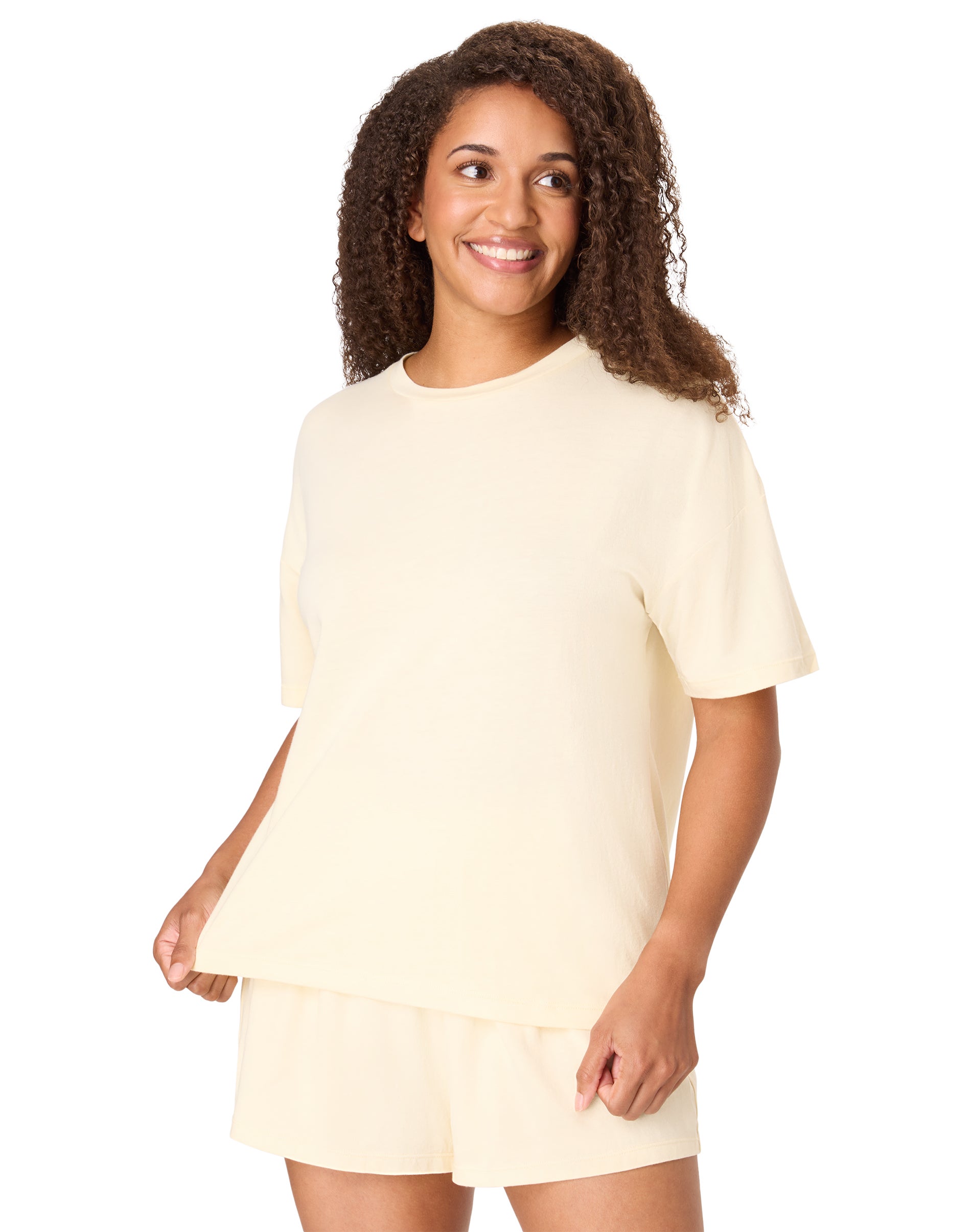 Hanes Originals Women's SuperSoft Comfywear Boxy T-Shirt