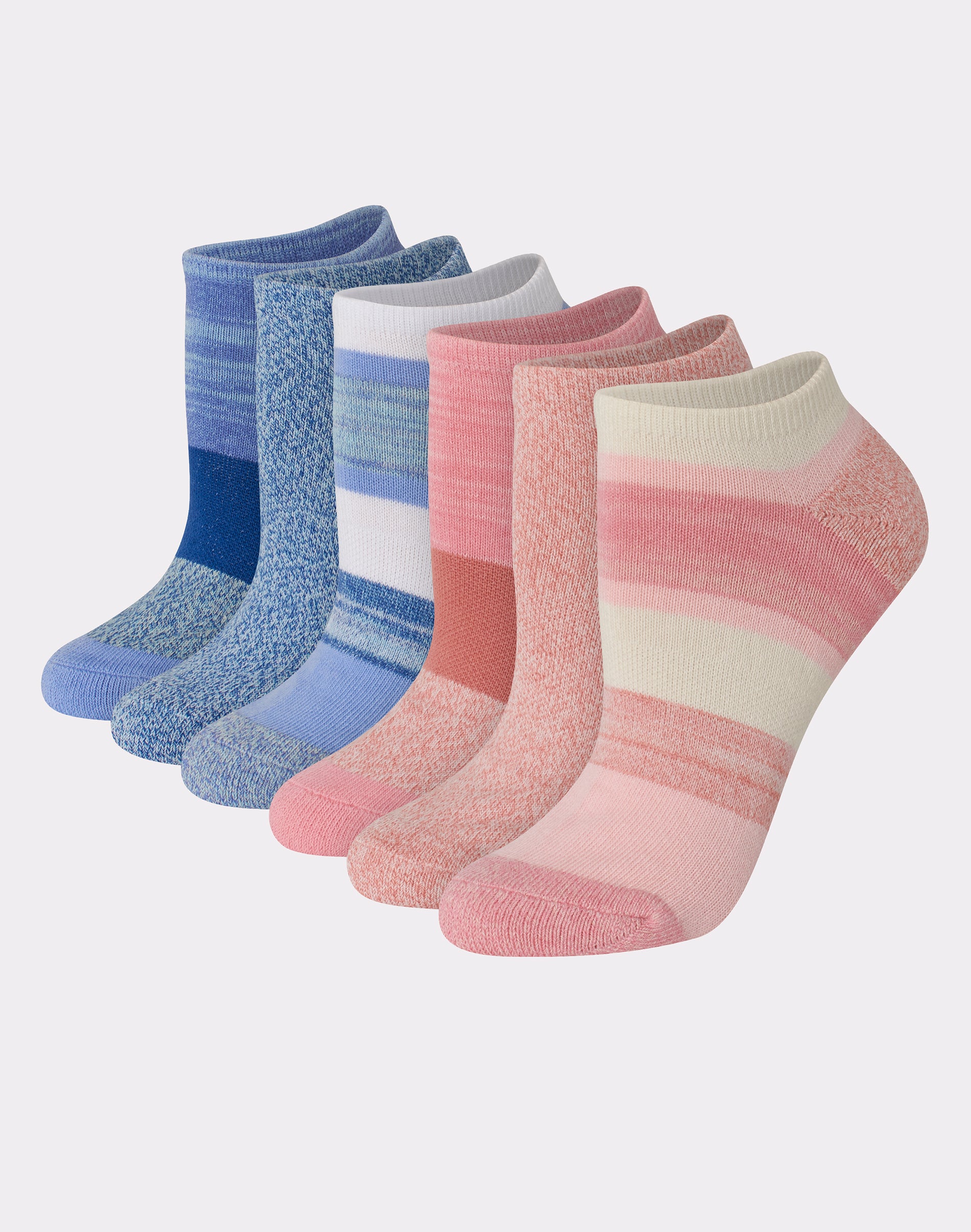 Hanes Women's Pure Comfort™ No Show Socks 6Pack