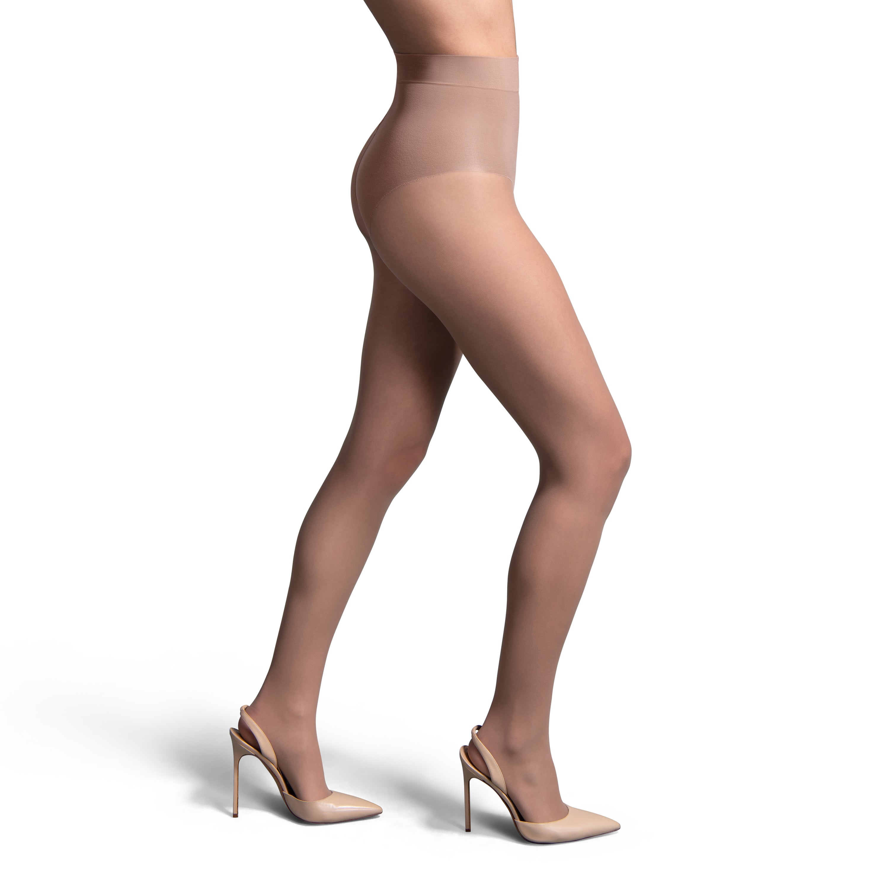 One Hanes Place L'eggs Women's Sheer Tights - Bare Contour Luminous Skin Hosiery - Shaping & Lifting Light Nude L