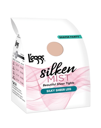 L'eggs Silken Mist Silky Sheer Tights with Shaper Panty