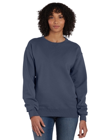 Hanes Unisex Garment Dyed Fleece Sweatshirt