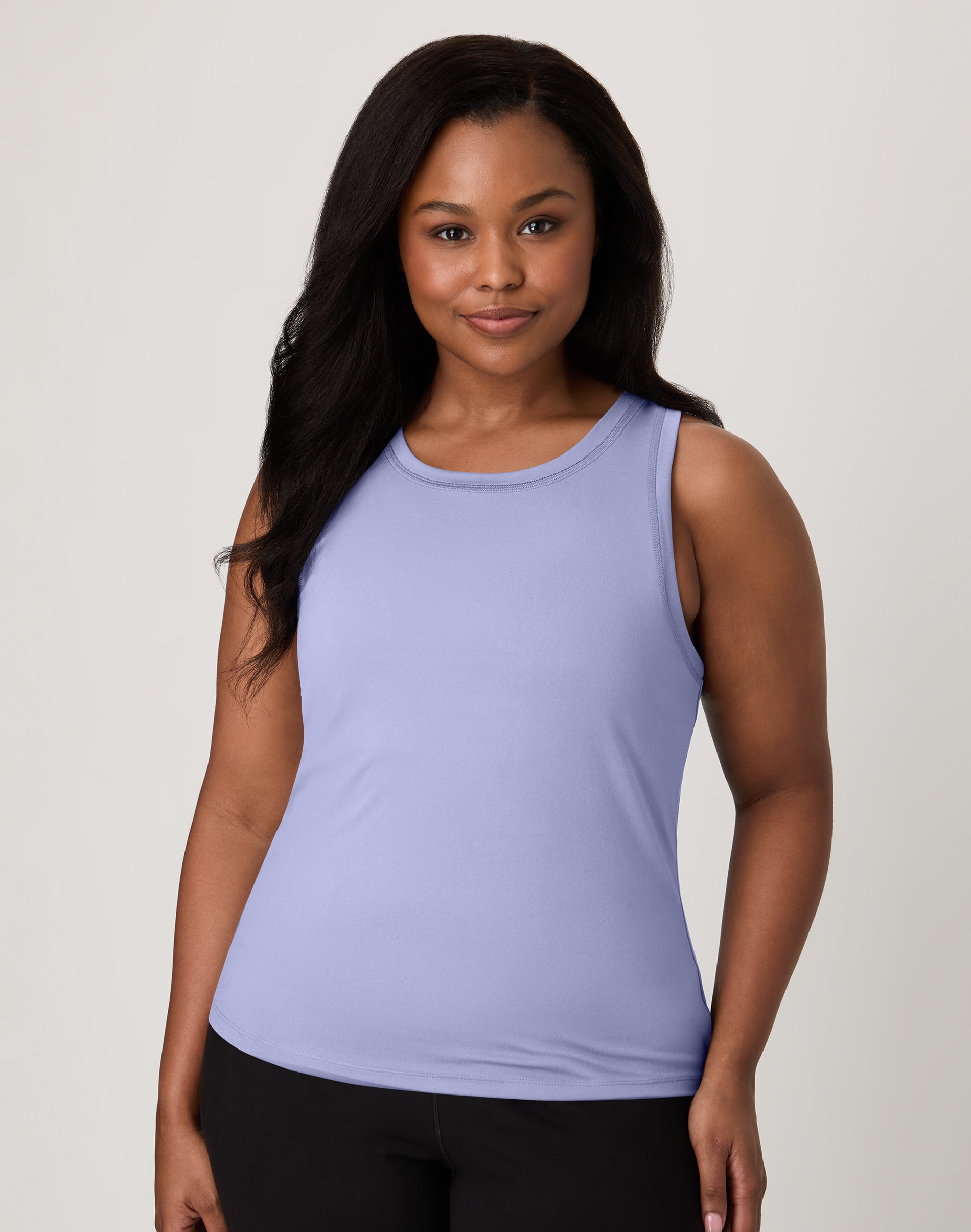 Hanes Moves Women's Performance Tank Peri Blue 2XL
