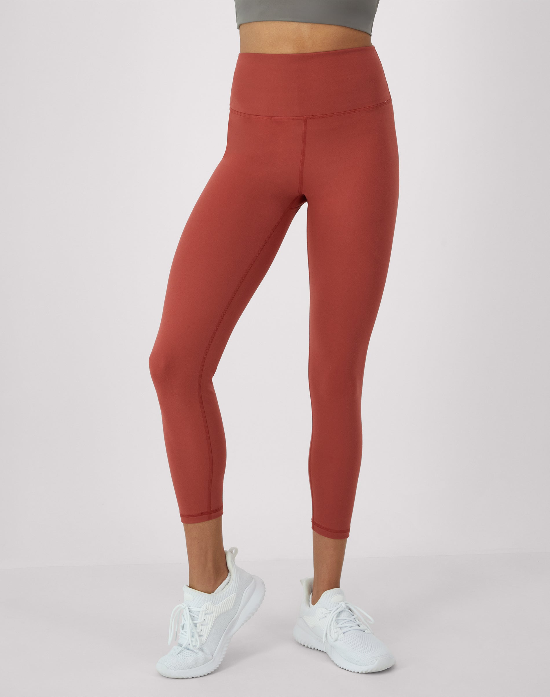 Hanes Moves Women's 7/8 Leggings with Internal Pocket, 25" Coral Camelia S