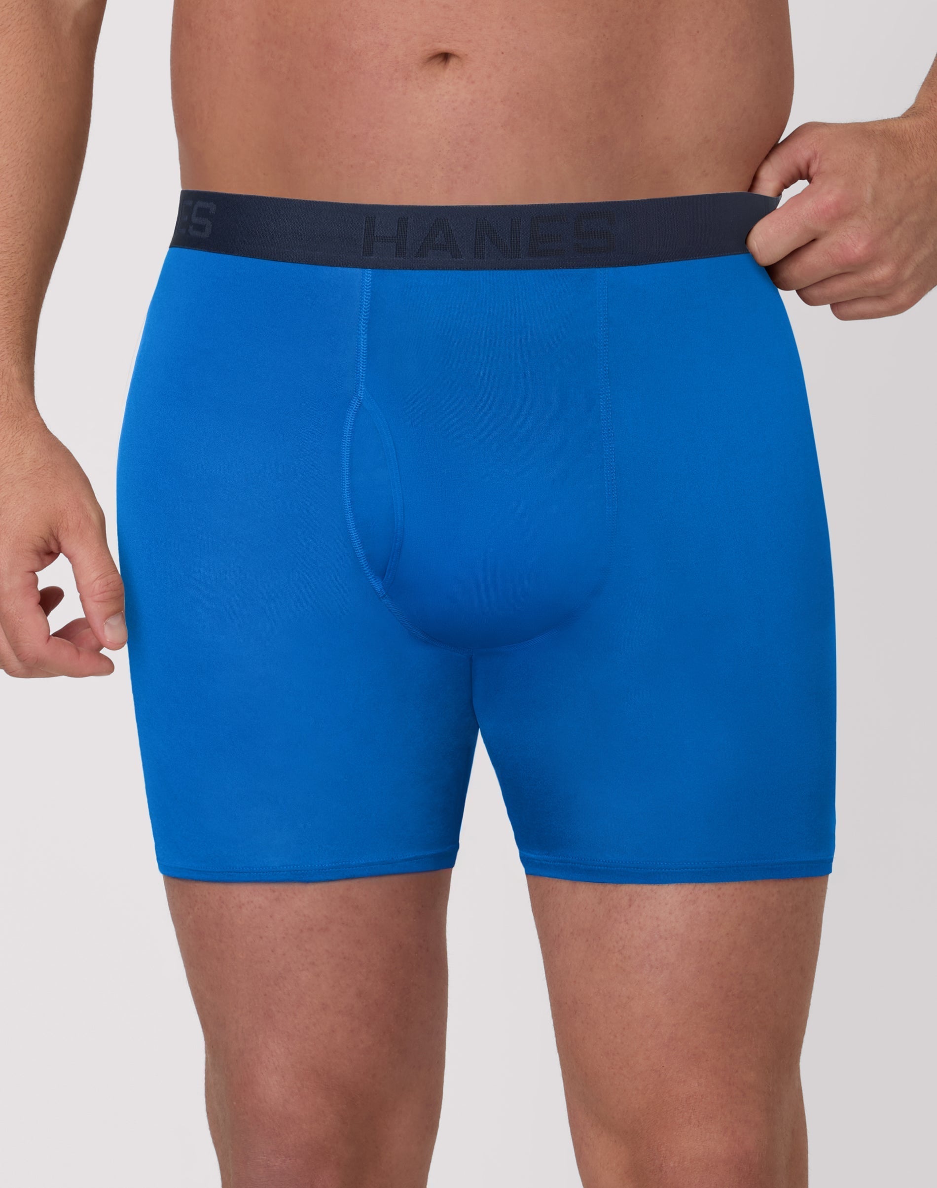 Hanes Men's Underwear Boxer Briefs, 3-Pack, Big Man Ultimate Sport ( & Tall) Assorted 2XB