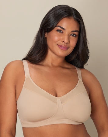 Playtex Women's 18 Hour Smoothing Minimizer Wireless Bra - Full Coverage - Moisture-Wicking