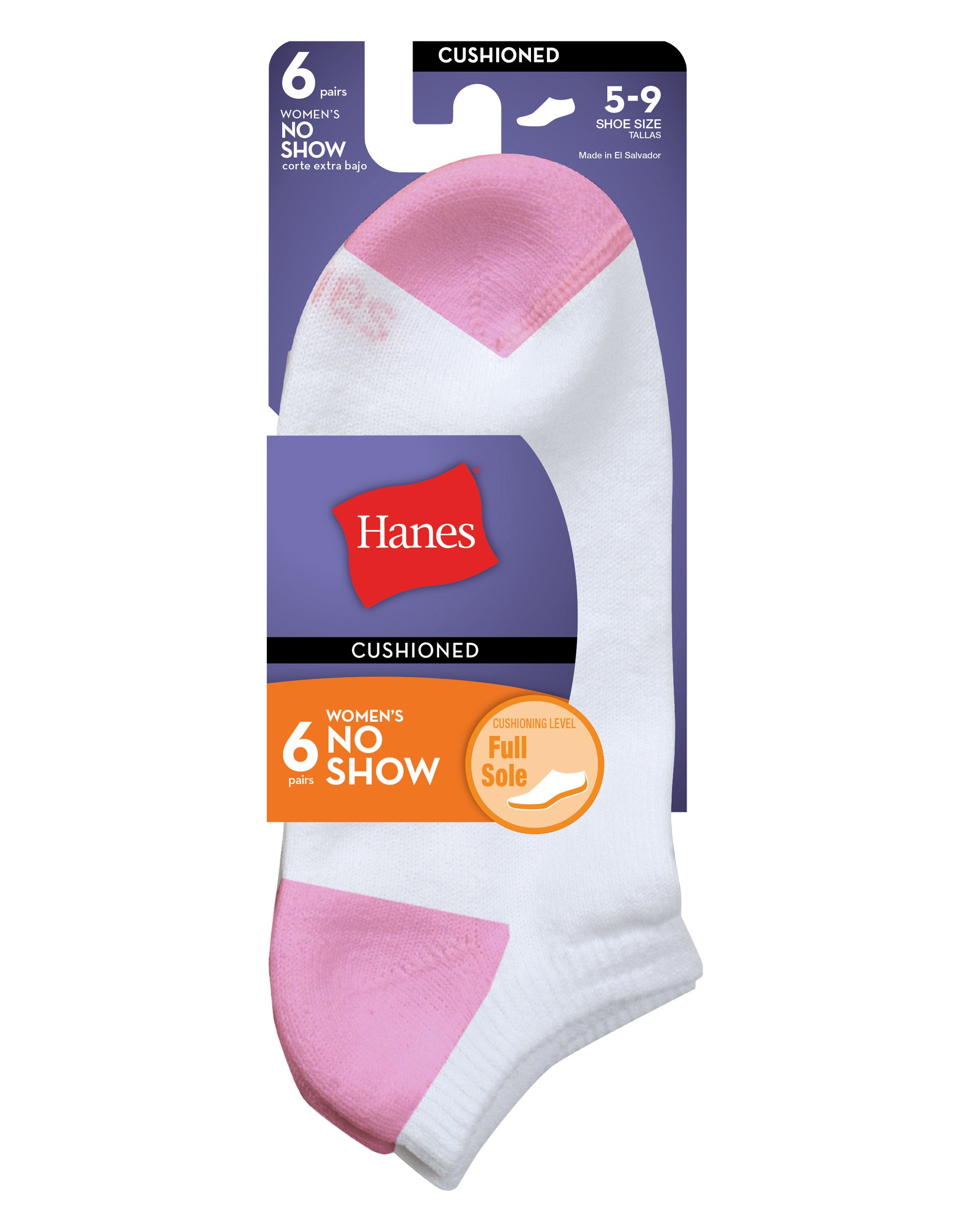 Hanes Women's Cool Comfort® No Show Socks 6Pack